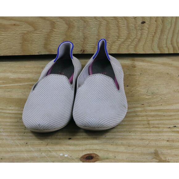 Rothy's Flats Womens 6.5 Gray The Loafer Slip Ons Shoes - Picture 2 of 7